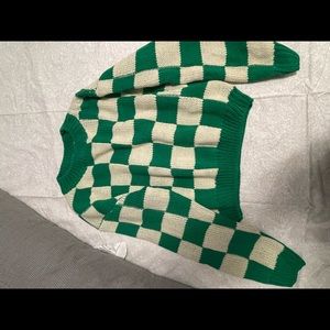 Checkered sweater